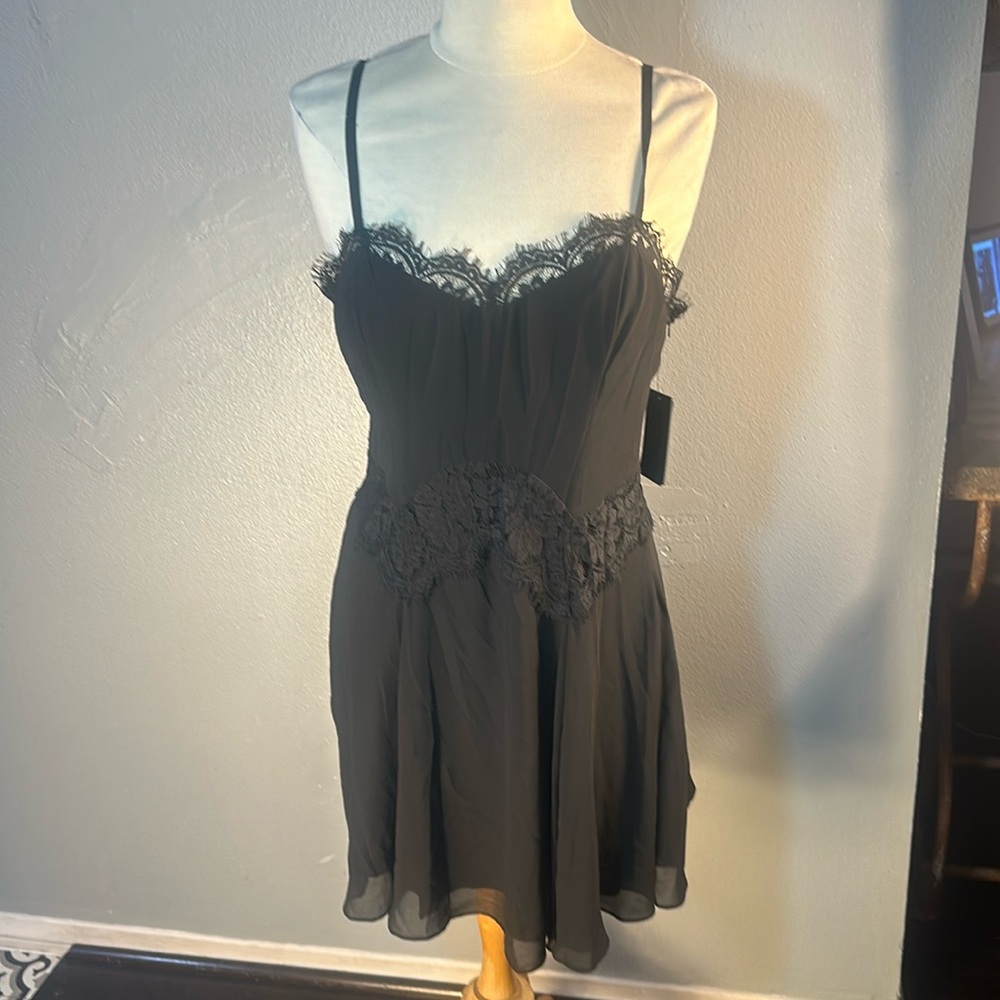 Lace dress black. Size 10 by Guess